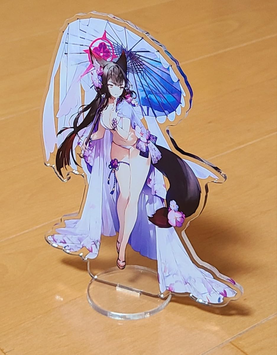 狐坂ワカモ ブルアカ アクスタ 水着 新品未開封 会場限定 ブルーマーケット Amazon.co.jp: ブルーアーカイブ ビッグアクリルスタンド BA